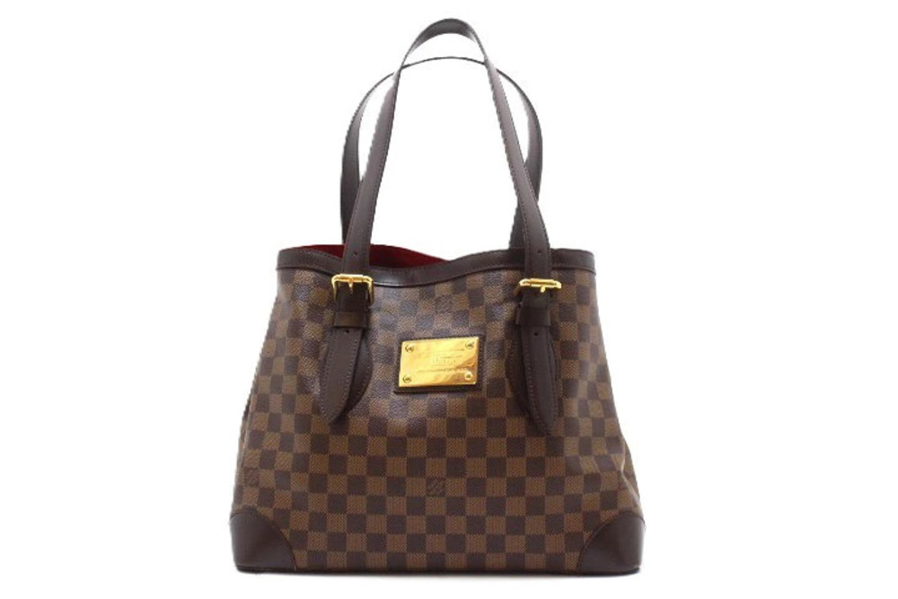 LOUIS VUITTON Hampstead Damier Tote Bag Canvas